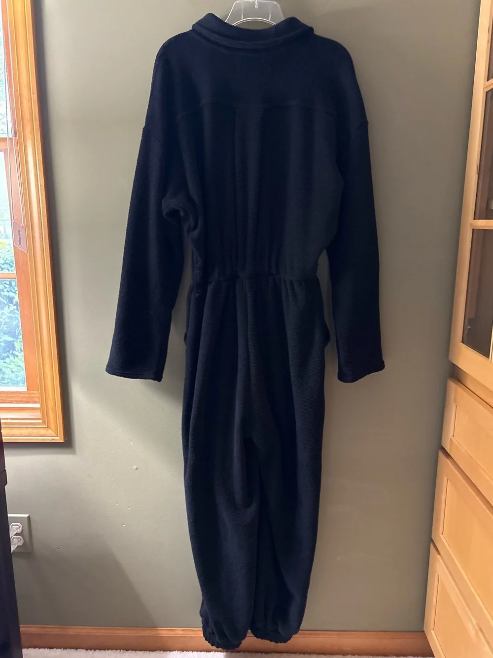 NWOT FREE PEOPLE CHENILLE ONESIE JUMPSUIT SIZE M BLACK